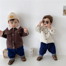 뽀글 골덴 점퍼