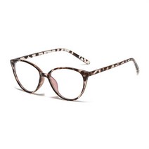 트렌디 한 독서 안경 여성용 안티 블루 라이트 고양이 눈 프레임 컴퓨터 장식 일반 얼굴, [12] leopard