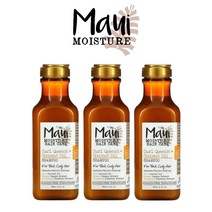 (3팩 기획) 마우이샴푸 헤어 케어 컬 퀀치 코코넛오일 곱슬머리 비건 샴푸 385ml, 3개