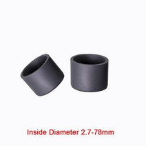 2.8mm-78.5mm 실리콘 고무 라운드 캡 의자 가구 피트 파이프 튜브 엔드 커버 더스트 씰 보호 가스켓 화이트, 02 Black_49 70.5mm-1pcs