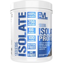 EVLUTIONNUTRITION 아이솔레이트 프로틴 파우더 드링크 믹스 더블 리치 초콜릿 맛, 1개, 454g