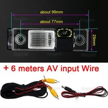 무선 후방카메라 화물차 트럭 와이파이 차량 후방 뷰 주차 카메라 모니터 쉐보레 EPICA LOVA AVEO CAPTIVA 크루즈 레이세티 HRV 스파크, 12led Rear Camera