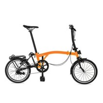 Litepro-16 인치 내부 3 외부 2 단 수평 핸들 접이식 자전거 M 크롬 몰리브덴 강철 차량109048, 주황색