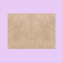 와우샵 DIY 6공 다이어리 속지 A6 A5, 크래프트지 [45장]