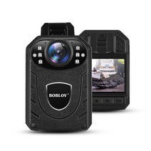 액션캠 boblov 경찰 카메라 kj21 64g hd1296p 웨어러블 바디 보안 가드, 메모리카드x, 한국 플러그