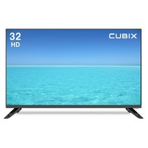 큐빅스 고화질 HD LED TV 81cm(32인치) 대기업패널 중소기업 티비 스탠드형 벽걸이 가능 IPTV, 스탠드형 택배배송