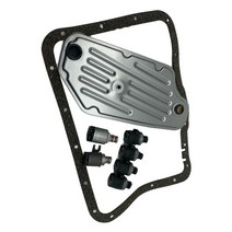 자동 변속기 스트레이너 자동 교체 a4ld 알루미늄 플라스틱 밸브 바디 코르크 가스켓 7pcs for mazda 1995 up, 없음