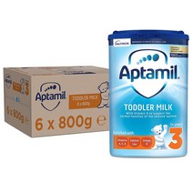 Aptamil 3 Toddler Baby Milk Powder Formula 앱타밀 3 토들러 1~2세 베이비 밀크 파우더 분유 800g 6개