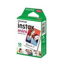 필카 토이카메라 fuji white edge 인화지 mini897c7s259011 범용 3인치 fujifilm instax mini 필름 10-200매, 하얀