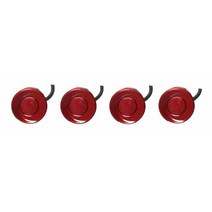 주차센서 후방감지기 차량검지기 자동차 무선 주차 센서 키트 Parktronic 4 역방향 지원 백업 레이더 모니, 05 Red
