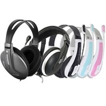 헤드셋 헤드폰 마이크내장 컴퓨터 노트북 PC 게이밍, 헤드셋 헤드폰 마이크내장 컴퓨, 6000M 핑크