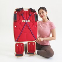 글로벌 5억 펀딩! 키트짐 ( KIT GYM ) / 님프 필라테스 기구 리포머 홈필라테스 홈트 홈짐 가정용 올인원 운동기구, KIT GYM 쿠션 레드