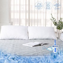 끌림몰 자가쿨링토퍼 냉감 에어매쉬 쿨매트 토퍼 침대 냉매트 침대밴딩 SS, 딥그레이 슈퍼싱글