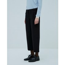 22FW 블랙 턱장식 밴딩팬츠 HSPA2D001BK