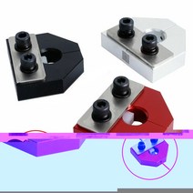 필라멘트 용접기 커넥터 1.75mm PLA ABS TPU 센서 Ender 3Pro Anet SKR 3D 프린터 알루미늄 블록 3D 부품, Black