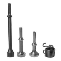 3pcs 스무딩 공압 에어 해머 비트 긴 비트 도구 및 1* 스프링 타이어 수리, 다른