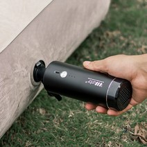 충전식 에어 펌프 전기 휴대용 공기 주입기 전동 텐트 캠핑 자전거 자충 튜브 자동 매트, 그레이10000PA 팽창식+진공+조명+파워뱅크