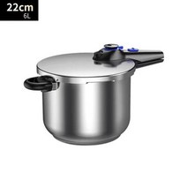 가정용 압력 밥솥 1인용 2인용 방폭 스테인레스 스틸 가스 유도 범용 냄비, 6L