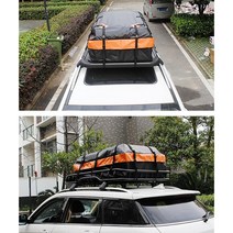 루프박스 카니발 쏘렌토 레이 토레스 500D PVC 대용량 자동차 카고 백 방수 옥상 수하물 캐리어 블랙 스지, 한개옵션0