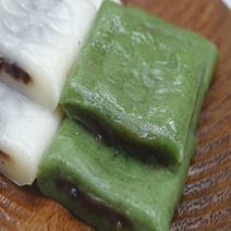 통팥 앙금 쑥 절편 1kg 대용량 소포장 티타임 간식 디저트 건강한 굳지않는 쫀득한