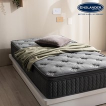 잉글랜더 Sweet Slumber 9존 포켓스프링 필로우탑 매트리스 SS, 화이트