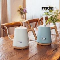 모즈 전기 드립포트 커피포트 핸드드립주전자 MC-1080 티포트, 블루이쉬그린