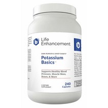 Life Enhancement 중탄산 칼륨 1020mg 120캡슐, 1개, 기본