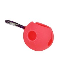 골프공 실리콘 슬리브 보호 커버 가방 홀더 골프 훈련 스포츠 액세서리 용품 더블 케이스 1 개, [03] Red