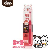 바른생각 꼼꼼히 닦이는 이중미세모 애견칫솔 버박고양이치약, 1개, 1개