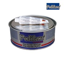 POLIKOR 폴리코 판금퍼티(1kg)-경화제포함 아연퍼티 빠데 슈퍼소프트 도장 보수 자동차