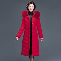 아이유 전지현 수지 패딩 X-긴 따뜻한 여성 코트 슬림 오피스 여성 솔리드 여성 겨울 다운 재킷 후드 모피 칼라 두꺼운 패딩 파카 124