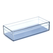 사각 뚜껑 수저통, 블루, 10개