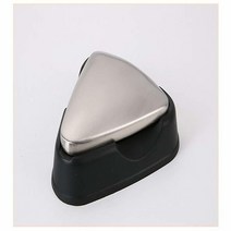 CICN 스테인리스 스틸 비누 손과 피부의 냄새를 제거하는 금속 데오도란트 비누 - 마늘 및 생선 냄새 및 과도한 냄새 (삼각형 + 박스 포함), Triangle + With Box