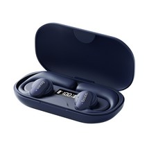 Sanag Z30s 오픈 이어 공기 전도 TWS 이어폰 블루투스 5.3 무선 헤드폰 스포츠 후크 서라운드 스페이스 오디오 이어버드, 1.파란, 파란