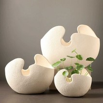 수경화분 세라믹 연꽃 수반 정원 조경 화분 장식, 스타일 16 세라믹 중간