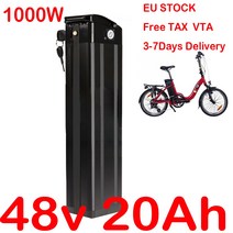 전기자전거 1000w 48V 8AH 9AH 10AH 12AH 13AH 15AH 18AH 20AH 전기 자전거 리튬 배터리 500W 750W 1000W Accu Akku, [01] 48V 8AH 500W(2A)