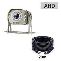무선 후방 네비 카메라 모니터 자동차카메라 트럭후방카메라 12-24v ahd 자동차 카메라 ccd 리버스 ir 야간 투시경 hd 차량 후면보기 카메라 트럭 학교 버스, 카메라와 20m 와이어