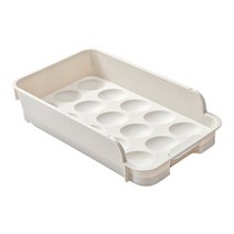 쇼케이스냉장고 음료냉장고 냉장고 계란 보관 상자 브래킷 공예품 스택 가능 서랍 타입 주방, 01 WHITE