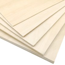 PLYWOOD 항공합판 목재재단 건축 모델 항공기 선박 라미네이트 얇은 보드 자작나무, 22x22x0.2cm 10매