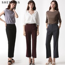 쉬즈미스 쉬즈미스 사이드 슬릿 언발란스 헴 팬츠