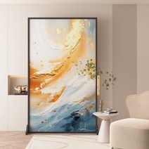 이동식 파티션 맞춤형 모던 심플 스크린 거실 차단 베란다 입구 원목 시트, 7.100 180Aluminum allo