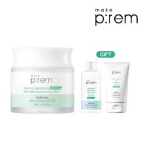 메이크프렘 월간수분ZIP 크림 80ml + 토너 100ml + 폼 50ml 기획세트, 1세트
