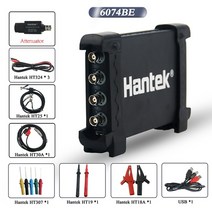 디지털 오실로스코프 hantek 6074be amp ht201 감쇠기 스토리지 pc usb 휴대용 4 채널 70mhz 대역폭 지원 win10, HT201이있는 6074BE