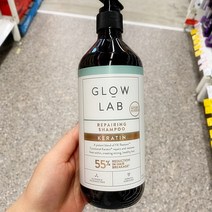 글로우 랩 리페어링 케라틴 샴푸 600ml Glow Lab Repairing Shampoo, 1개