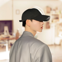 EYEST8971 무지 소두볼캡 시크 블랙 캡모자
