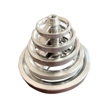 304 스테인레스 스틸 널링 핸드 휠 핸들 CNC 가공 선반, 100mm, M8, 02 100mm
