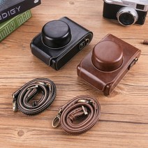 후지 XE4 X100V 라이카 d-lux 7 파나소닉 LX100M2 카메라 가죽 파우치 케이스, 811 블랙