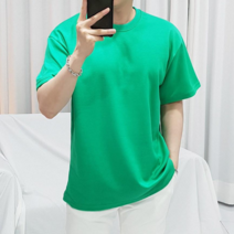 로니케이 특양면 형광 무지 반팔 티셔츠 10color