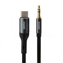 로제트 C to 3.5mm AUX C타입 오디오 케이블, C타입 오디오케이블 RX-80