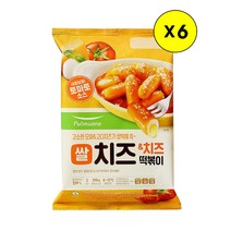 [풀무원] 쌀 치즈앤치즈 떡볶이 398g(2인분)x6개, [풀무원] 쌀 치즈앤치즈 떡볶이(2인분)x6개